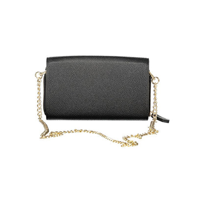 Mario Valentino Black Polyethylene Women Wallet Convertible Shoulder Bag