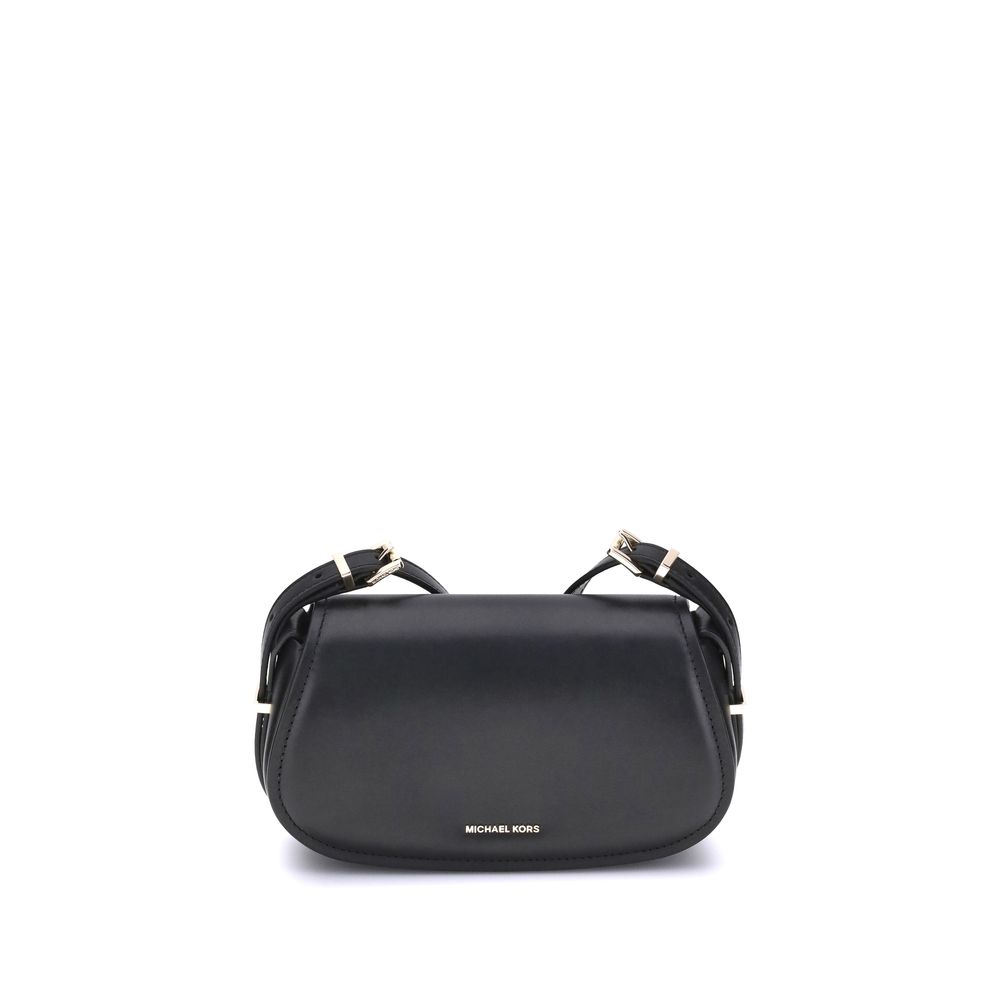 Front view with bag zipped and handles upright.