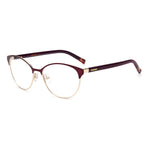 Missoni Purple Metal Frames for women, model MIS-0024-B3V, shown in violet with dimensions 55/16/140mm.