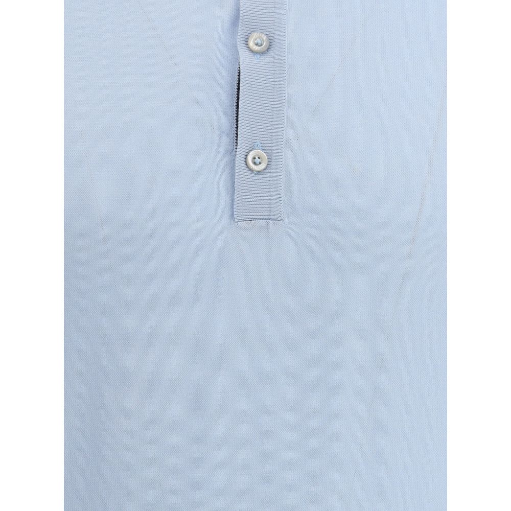 MooRER Light Blue Cotton Shirt