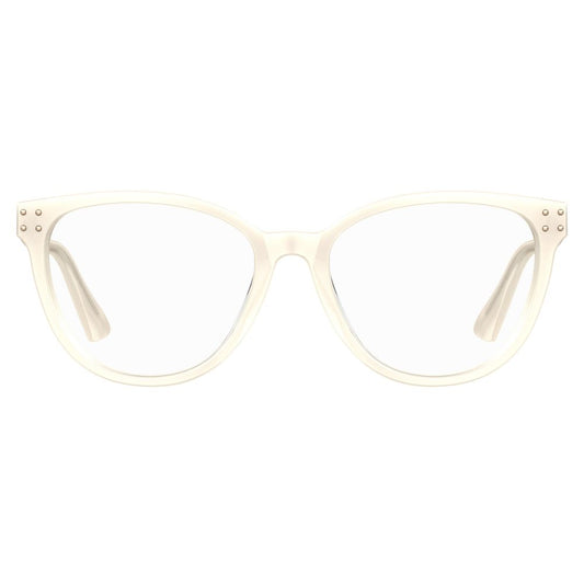 Moschino Cream Acetate Frames, women's glasses style MOS596-5X2, color Pearlivor, size 54/17/140 mm, elegant acetate material.