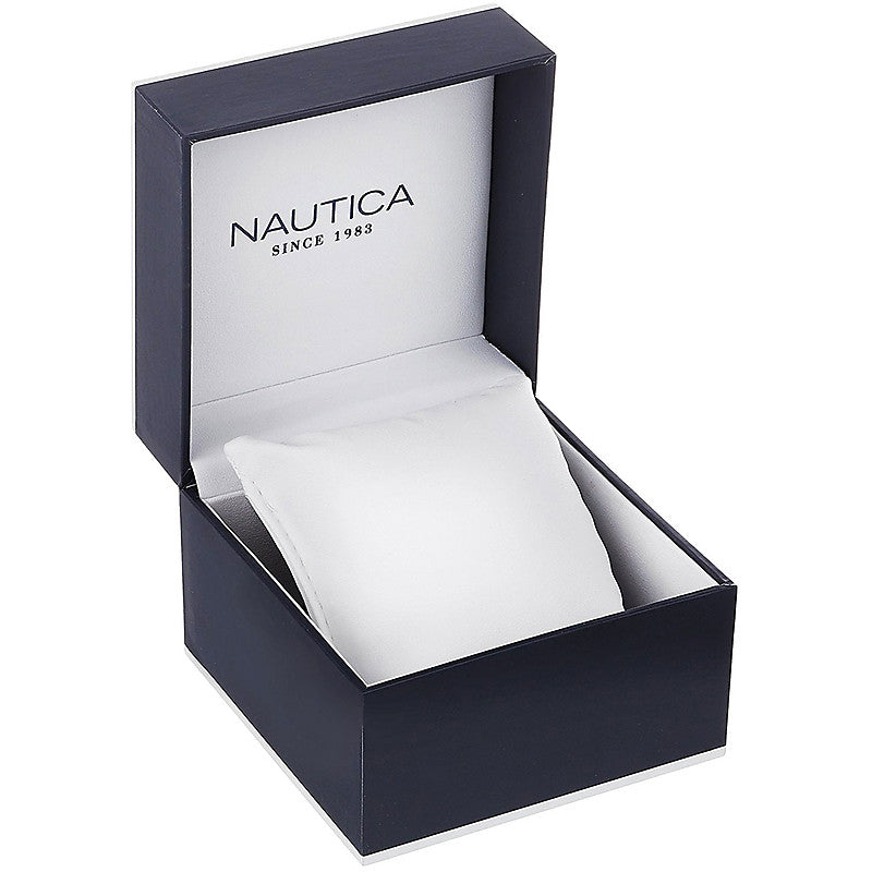 Official packaging box of NAUTICA Mod. NAPTCF210 bracelet watch