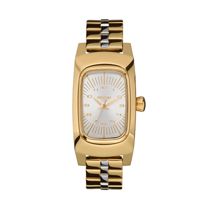 Gold Nixon Watches Mod. A1441-5324 with silver and gold strap, showcasing elegant design and craftsmanship.