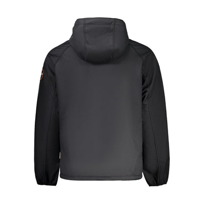 Napapijri Black Recycled Polyester Men Jacket