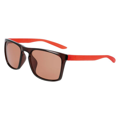 Nike Bicolor Injected Sunglasses with orange UV filter, unisex design, lens dimensions 55/19/140 mm, featuring injected material.