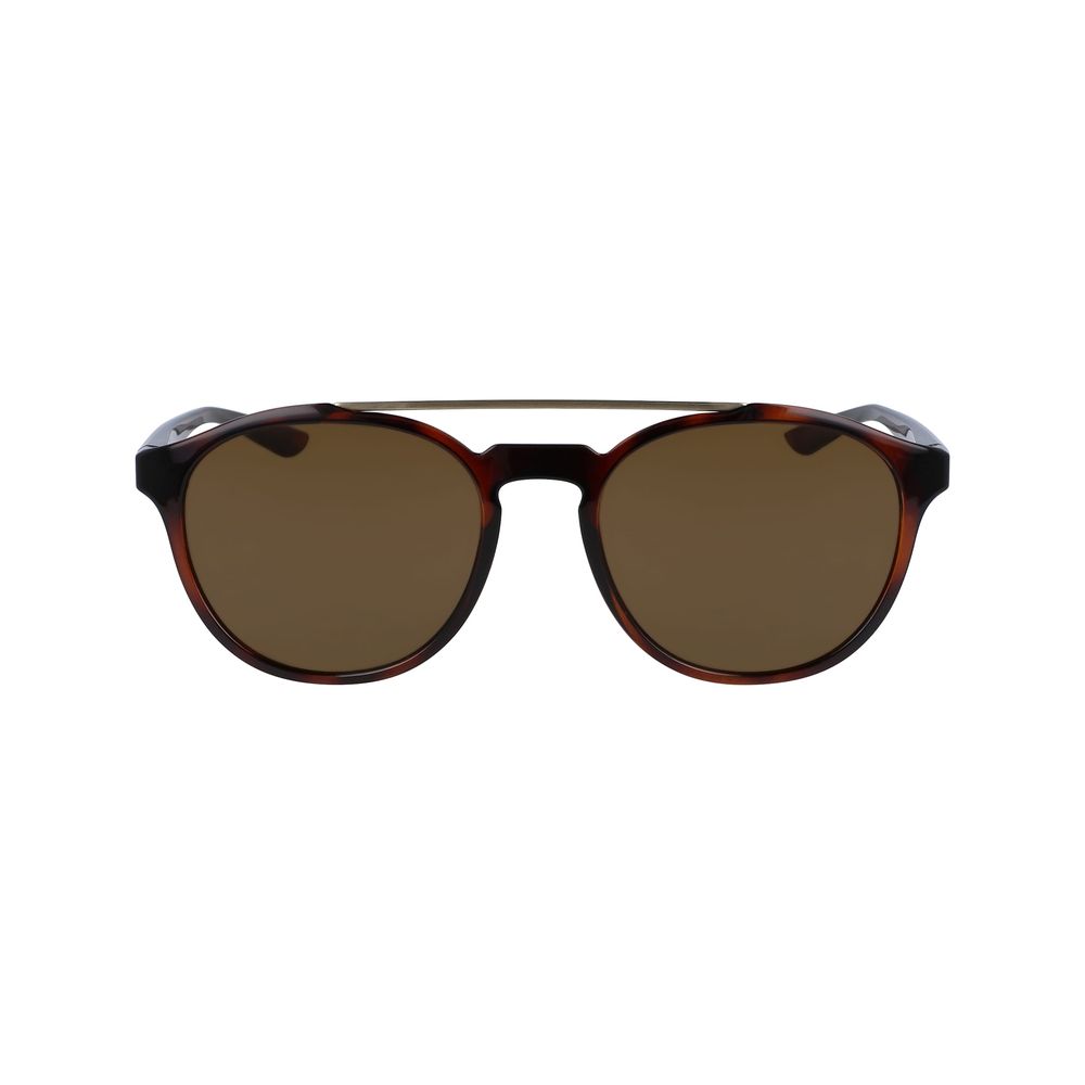 Nike Brown Injected Sunglasses with brown lenses, unisex design, 54/19/145 mm dimensions, Category 3 protection.