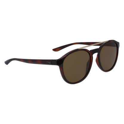 Nike Brown Injected Sunglasses with brown lenses and tortoiseshell frame, model number NIKEKISMETEV1, size 54/19/145 mm, category 3