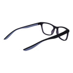 Nike Purple Women Glasses Frame with full-rim stainless steel design, cat eye style, demo lenses, and a size of 52-17-140.
