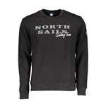 North Sails Black Cotton Men Sweater