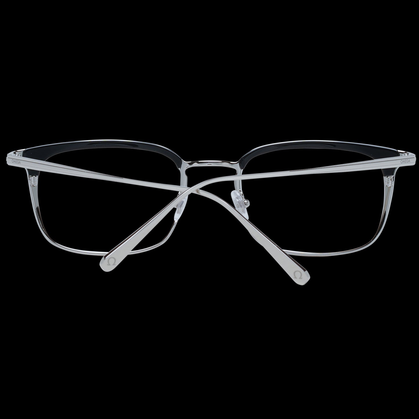 OMEGA MOD. OM5017 53001 gent glasses front view in black frame