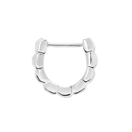 ORECCHINI DODO MOD. DHC3001GRANX000AG silver earring front view