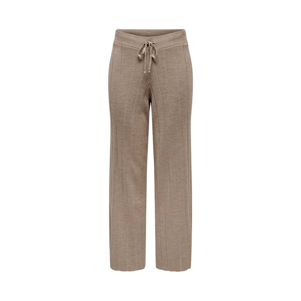 Only Beige Marabou Pant, women's fall/winter collection, 100% acrylic.