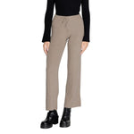 Only Beige Marabou Pant for women, fall winter collection, 100% acrylic, stylish and comfortable pants suitable for various outfits.