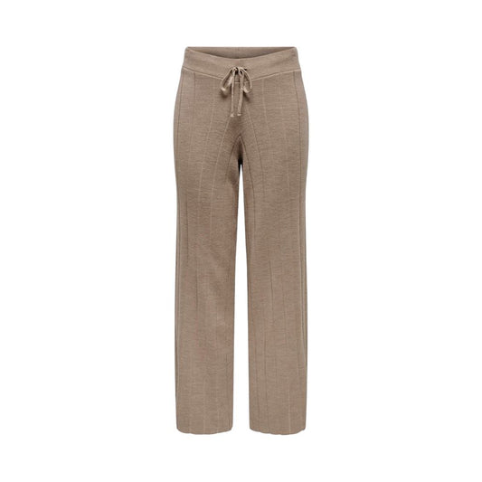 Only Beige Marabou Pant, women's fall/winter collection, 100% acrylic.