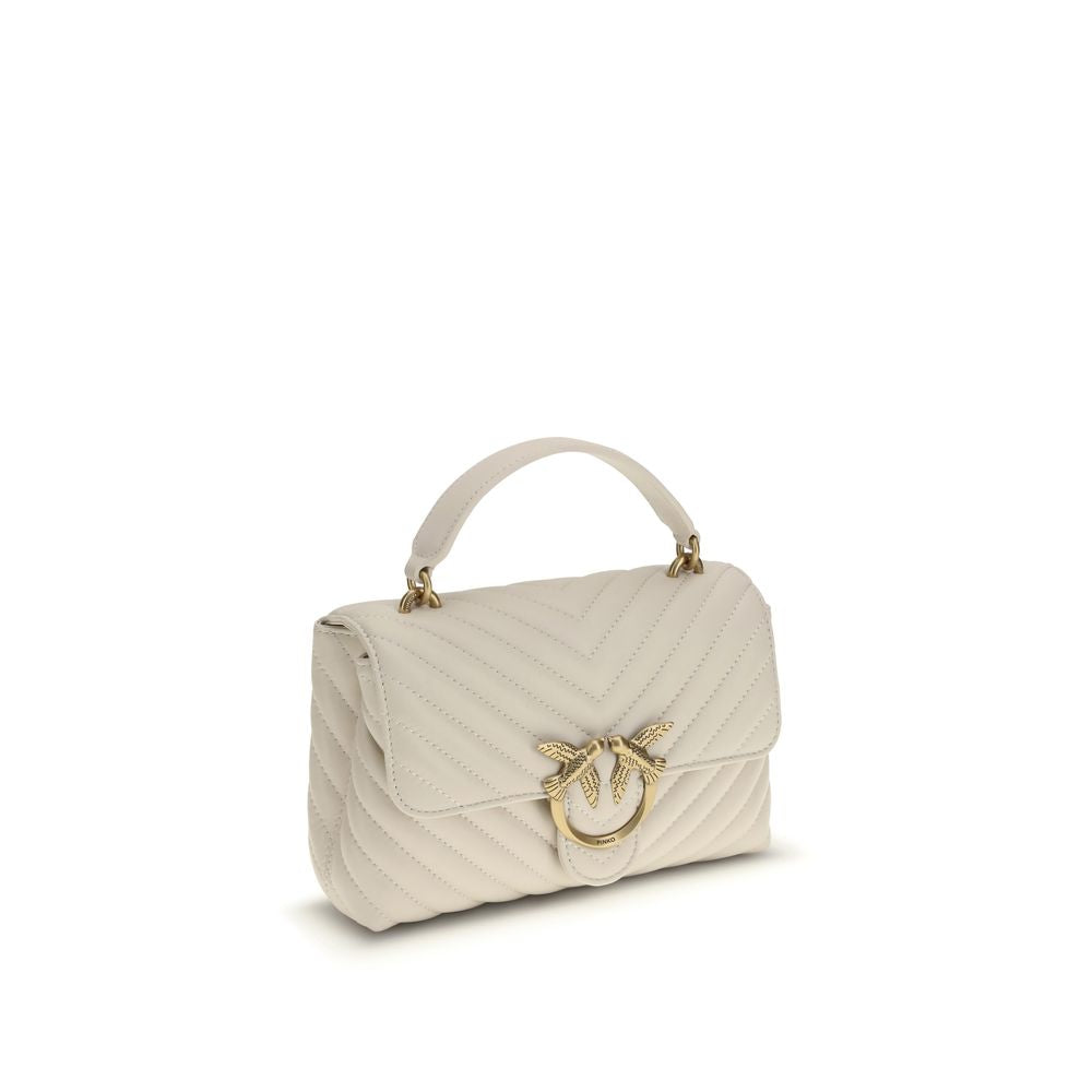 Front view with bag zipped and handles upright.