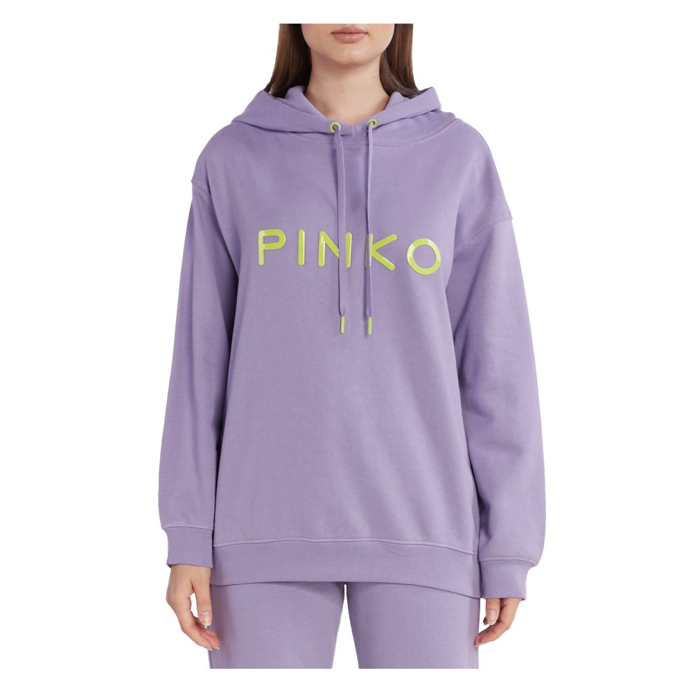 PINKO Purple Cotton Women Sweater