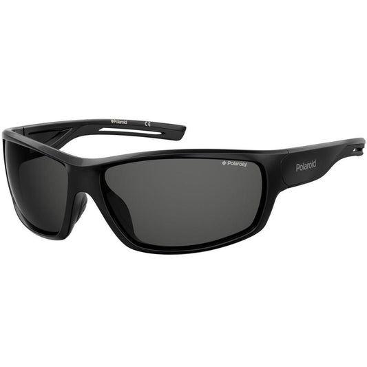 POLAROID MOD. PLD 7029_S unisex polycarbonate sunglasses, sleek black design, stylish eyewear with durable material.