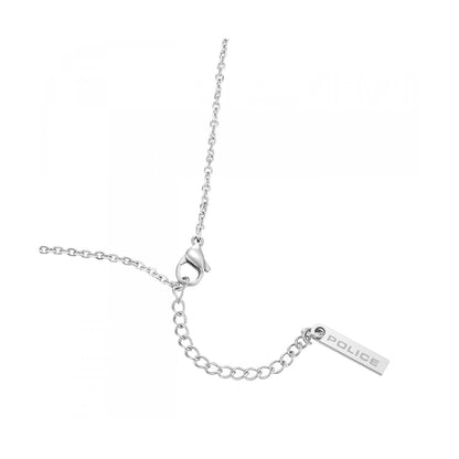 POLICE JEWELS JEWELRY Mod. PEAGN0032001 silver chain necklace with clasp and branded tag