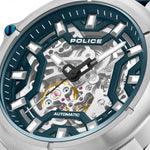 POLICE WATCHES Mod. PEWGE1601803 detailed close-up of watch face and mechanism