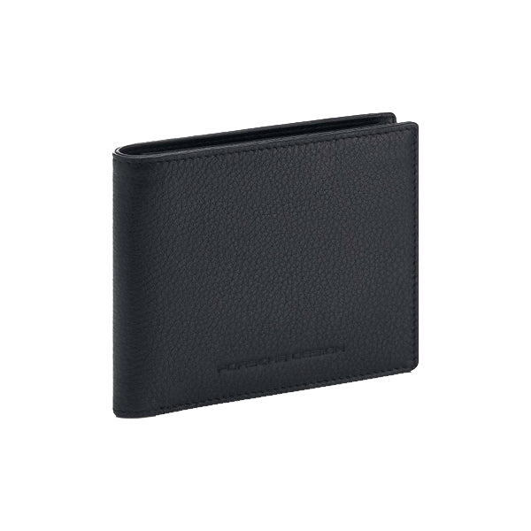 PORSCHE PELLETTERIA MOD. OSO09903-001 black leather wallet