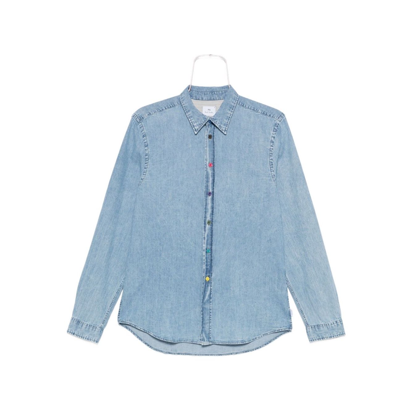 PS By Paul Smith Shirts Clear Blue
