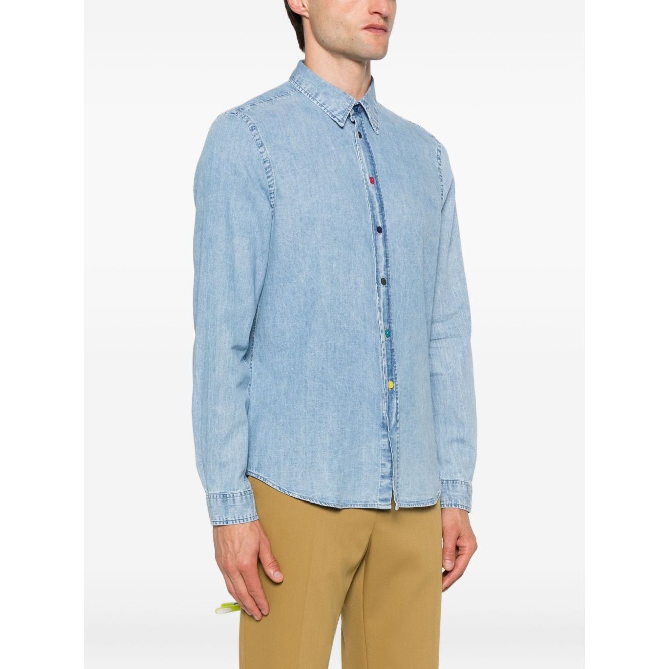 PS By Paul Smith Shirts Clear Blue