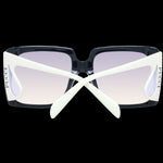 PUCCI MOD. EP0167 5801B sunglasses for ladies with black frame and white arms, stylish eyewear.