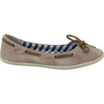 Pantofola D'Oro Beige Suede Lace Bow Loafers Ballet Flat Shoes LA8397-37