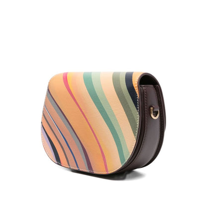 Paul Smith Swirl Leather Saddle Bag