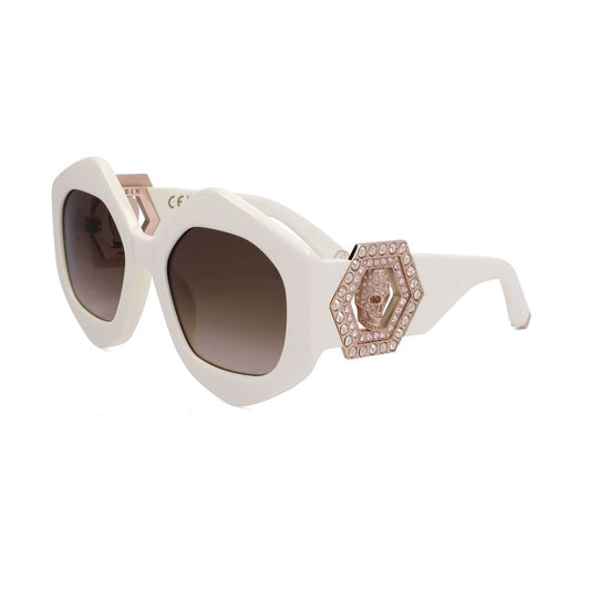 Philipp Plein White Acetate Sunglasses