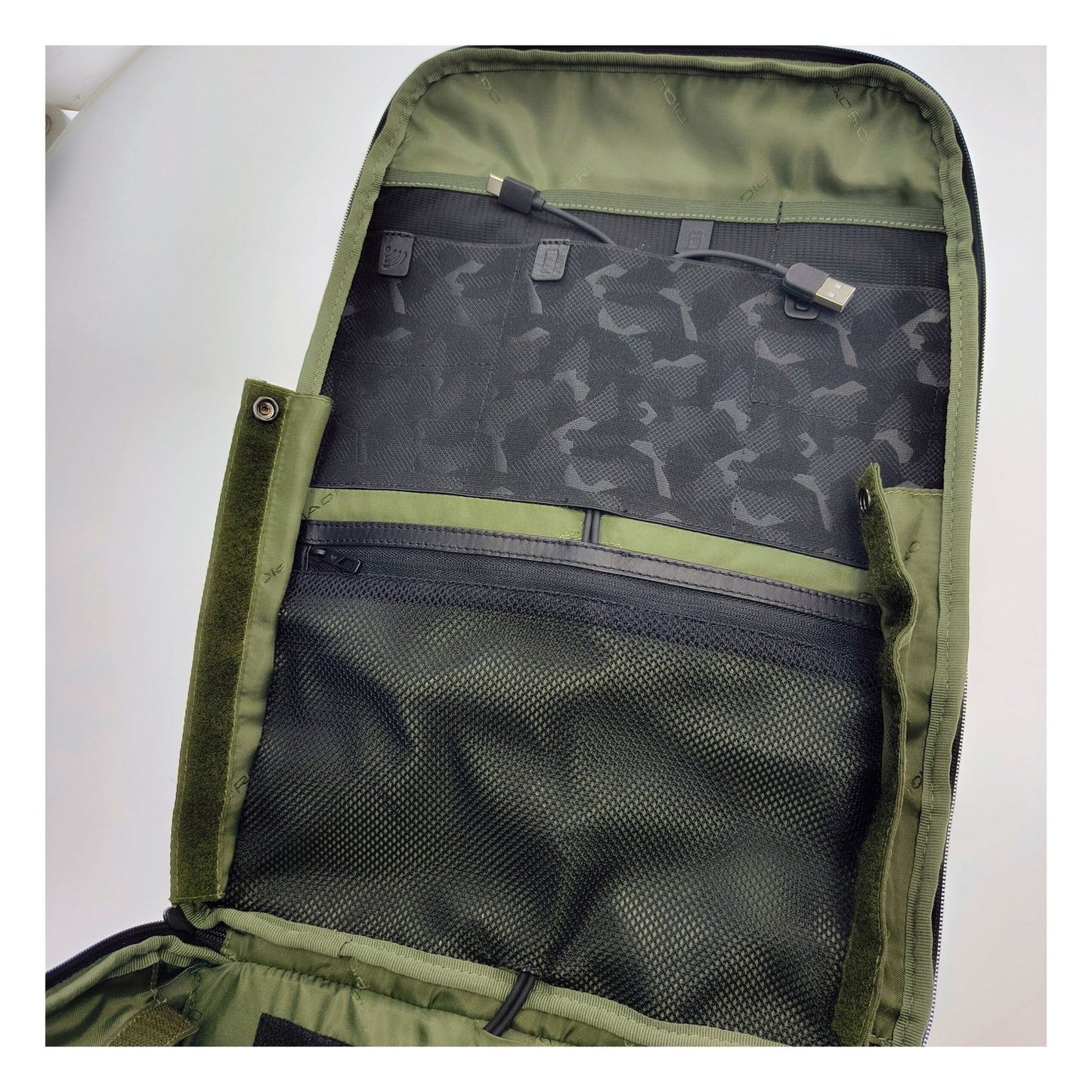 Piquadro Gray Fabric Backpack