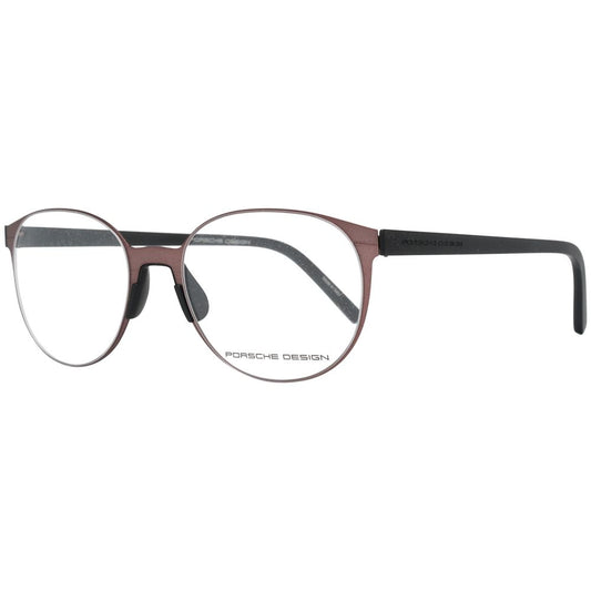 Porsche Bronze Stainless Steel Glasses (Frames) with a unisex design, model P8312-53F, 53/19/145mm measurements, bronze color.