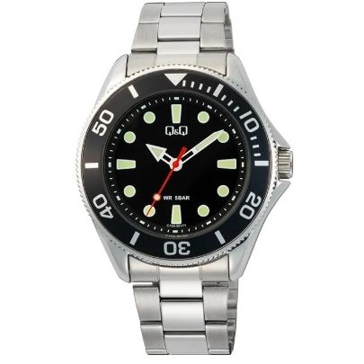 Q&Q Mod. GENT DIVER BLACK-0