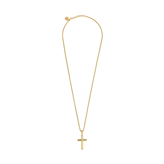 Gold cross pendant necklace from RADIANT JEWELS JEWELRY Mod. RH000109