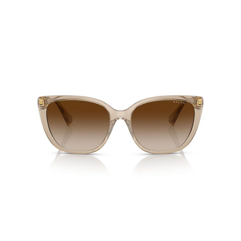 RALPH MOD. RA 5274 lady sunglasses with stylish brown gradient lenses and transparent frame.