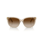RALPH MOD. RA 5274 lady sunglasses with stylish brown gradient lenses and transparent frame.
