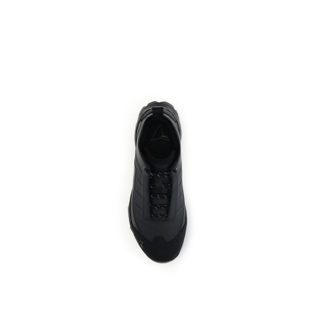 ROA Black Polyamide Athletic Sneakers