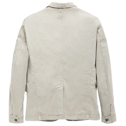 Refrigiwear Beige Cotton Men Jacket