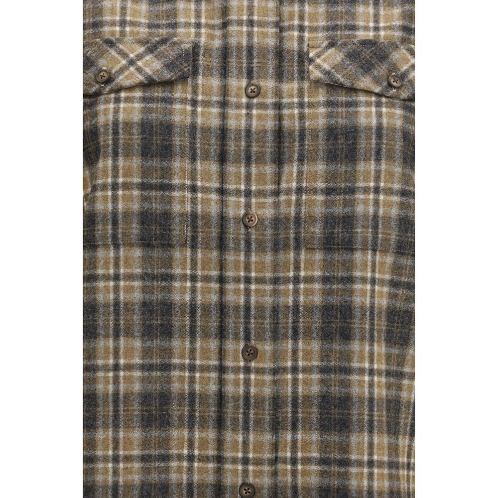 Rohe Multicolor Wool Oves Aries Pattern Shirt