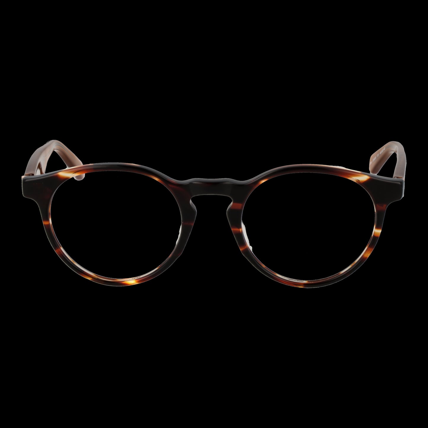 SCOTCH & SODA MOD. SS4009 49173 round tortoiseshell eyeglasses for gent on black background