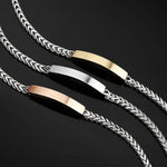 SECTOR MOD. SZS82 silver bracelet for gents displayed on a dark background, showcasing three stylish chain designs.