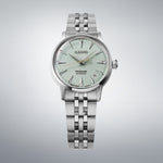 SEIKO PRESAGE Mod. COCKTAIL AUTOMATIC - FROZEN MOJITO watch with silver bracelet and textured green dial