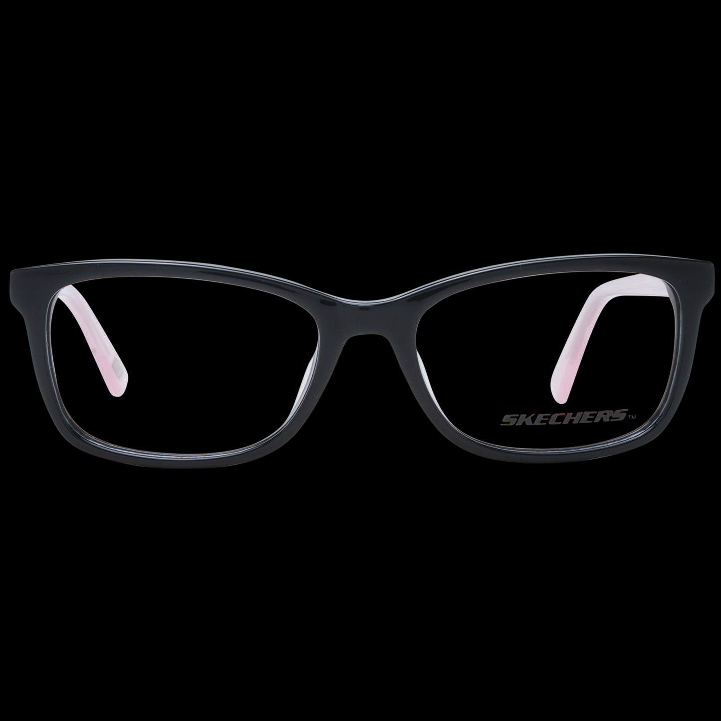 SKECHERS MOD. SE1669 48001 black ladies' eyeglasses with pink accents, stylish eyewear