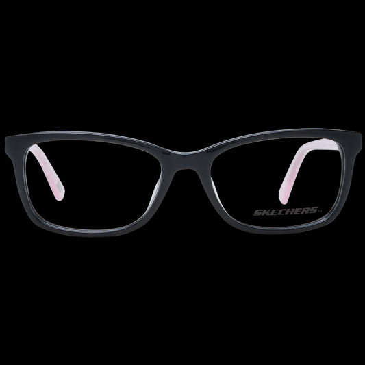 SKECHERS MOD. SE1669 48001 black ladies' eyeglasses with pink accents, stylish eyewear