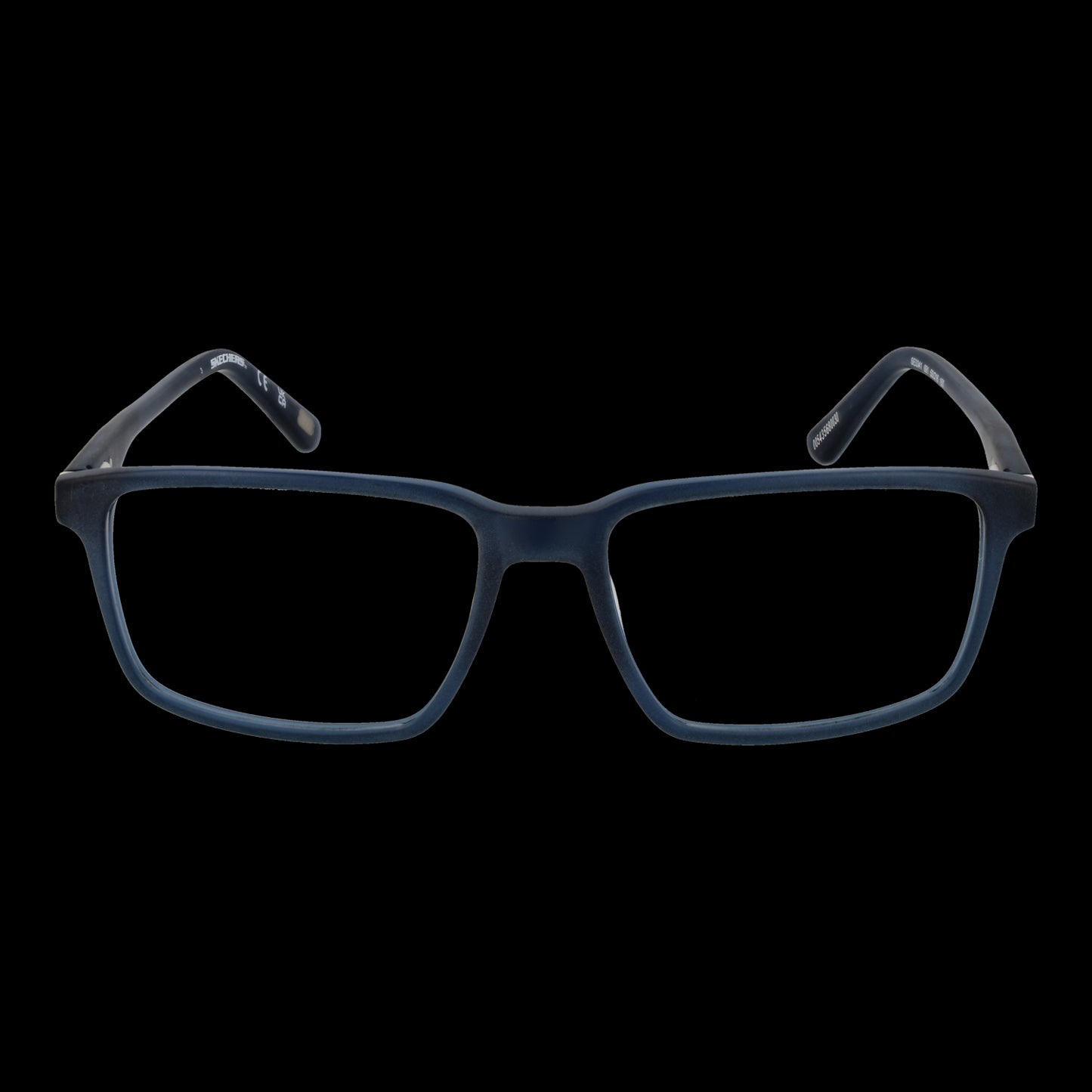 SKECHERS MOD. SE3341 53091 Gent eyeglasses, black square frames, minimalistic design, front view against black background