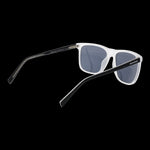 SKECHERS MOD. SE6290 5626D gent sunglasses with black and white frames on a black background.