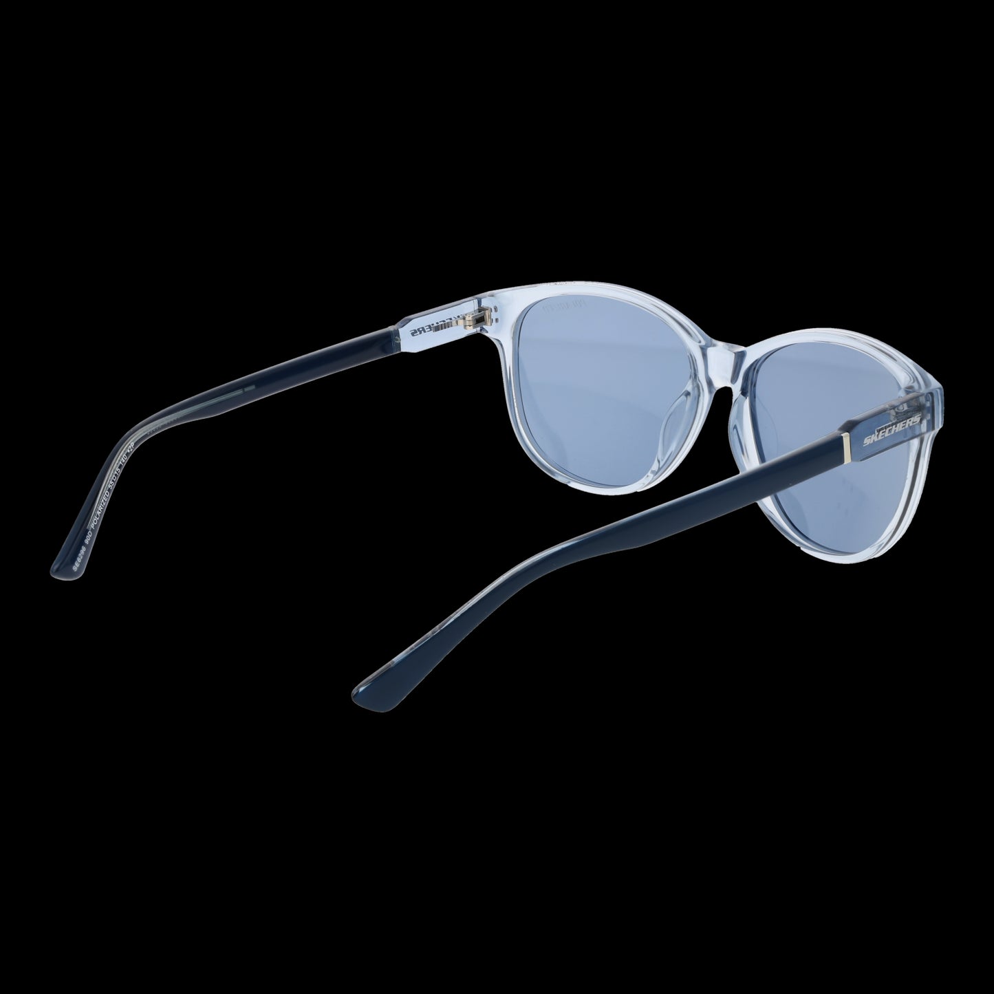 SKECHERS MOD. SE6296 5590D sunglasses for ladies in transparent frame with blue lenses