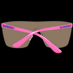 SUPERDRY MOD. SDS SUPERSYNTH 14172 unisex sunglasses with pink frames and brown lenses.