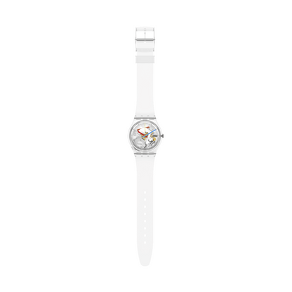 SWATCH Mod. CLEARLY GENT READY STOCKED WATCHES,Wristwatch
