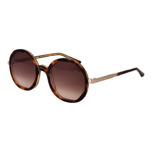 Sandro Brown Women Sunglass with brown acetate full-rim frame, gradient lenses, and 100% UVA & UVB protection.